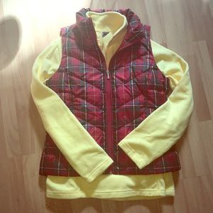 Land’s End shirt with matching vest